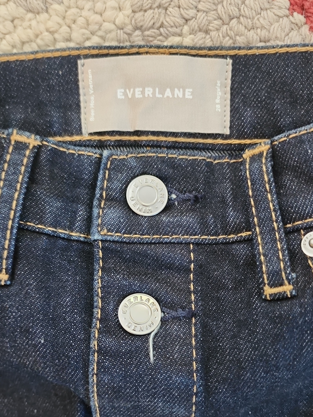 Everlane Denim Skirt Nwot - Picture 3 of 5